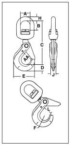 Crosby S-13326 Swivel type SHUR-LOC